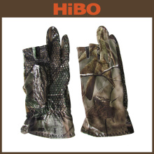 Guantes de camuflaje Green Tourbon Real Tree Guantes de ciclismo Half-Hunting de pesca ligera